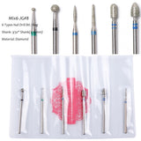 9 Types Milling Cutter For Manicure Diamond Nail Drill Bits Rotate Burr Electric Nail Drill Pedicure Remove Tool Accessory CHJG
