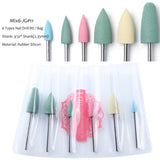 9 Types Milling Cutter For Manicure Diamond Nail Drill Bits Rotate Burr Electric Nail Drill Pedicure Remove Tool Accessory CHJG